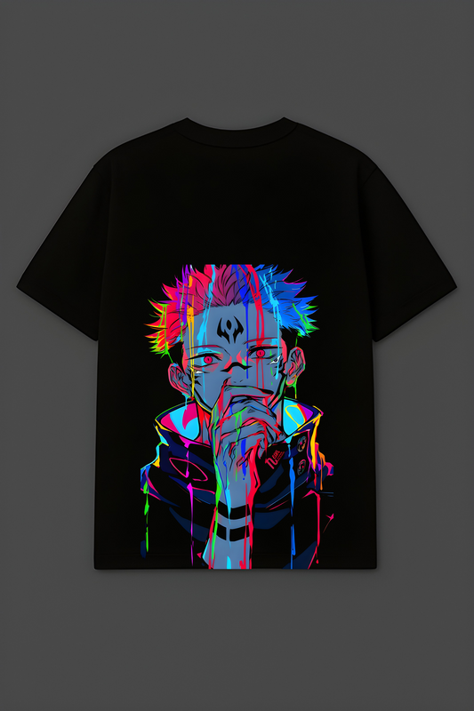 Sukuna – Oversized Black T-SHIRT