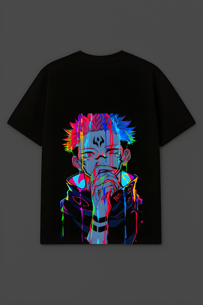 Sukuna – Oversized Black T-SHIRT