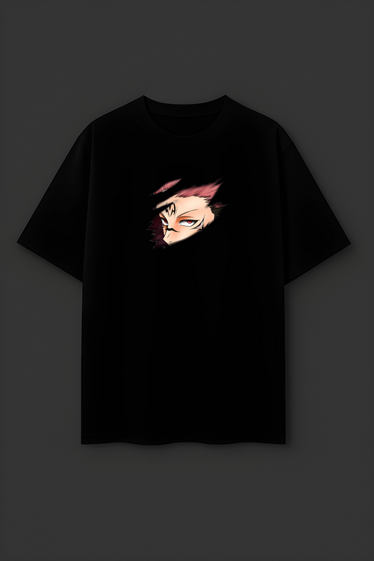 Sukuna – Oversized Black T-SHIRT