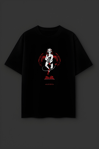 Asta's Devil – Black Oversized T-SHIRT
